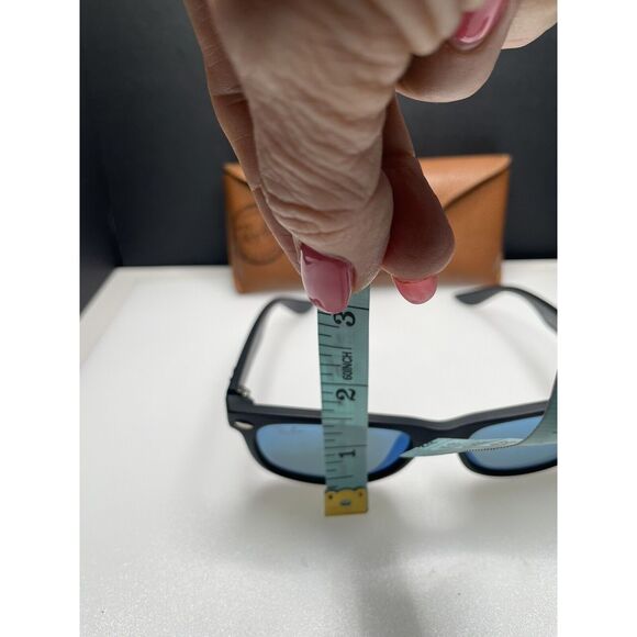 Ray-Ban RJ 9052S 100S/55 Black Mirrored Authentic Kids Sunglasses Ray Ban 47-15 - Picture 7 of 8